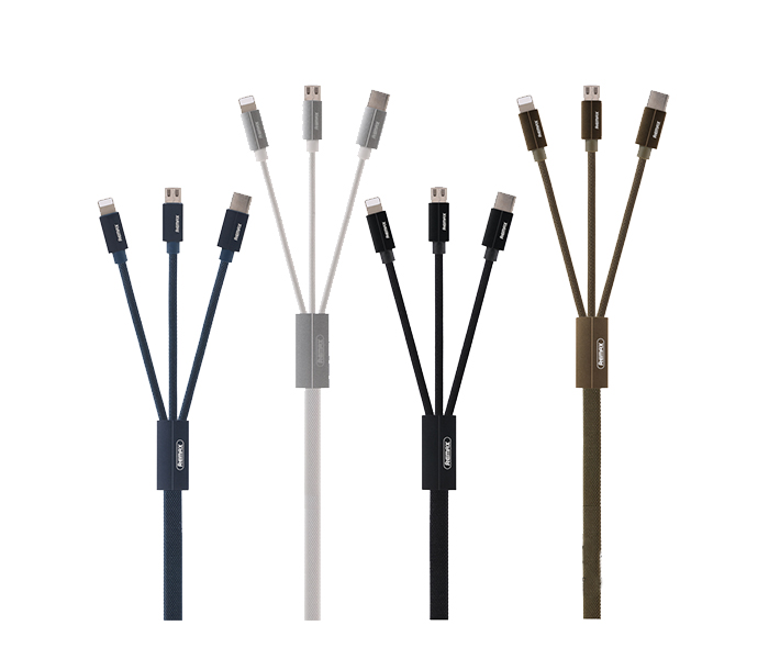 Kerolla 3-In-1 Charging USB Cable - 1 Meter - Zoom Image 1