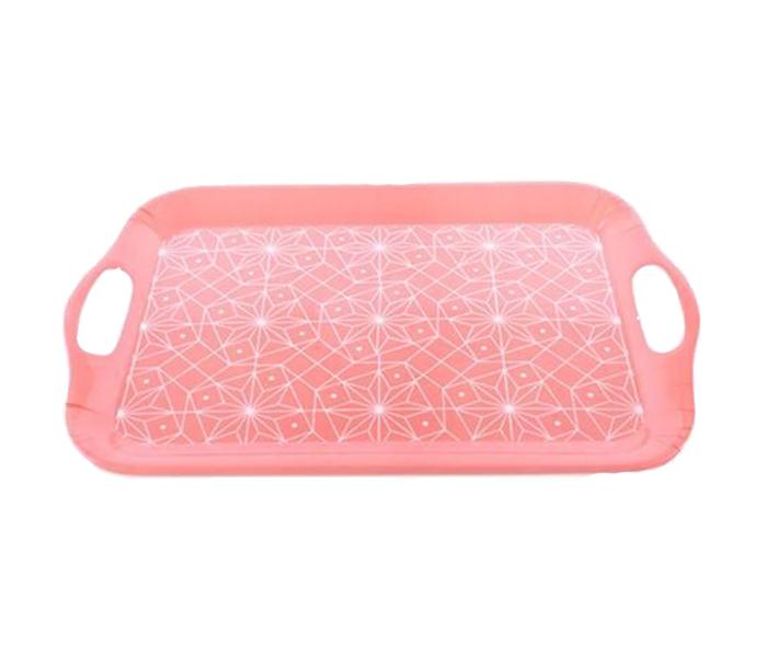 Royalford RF7252 40.9 x 29 x 2.4 cm Melamine Ware Tray - Pink - Zoom Image