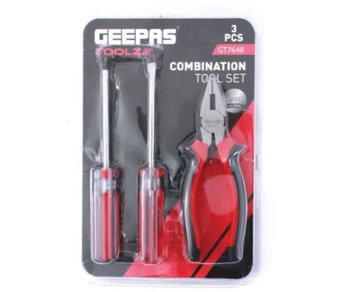 Geepas GT7648 Combination Tool Set Red, Black - Zoom Image