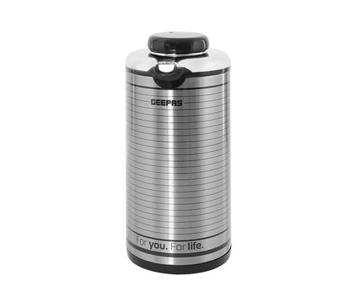 Geepas GVF5258 1.0 Litre Hot and Cold Vacuum Flask- Black and Silver - Zoom Image 2