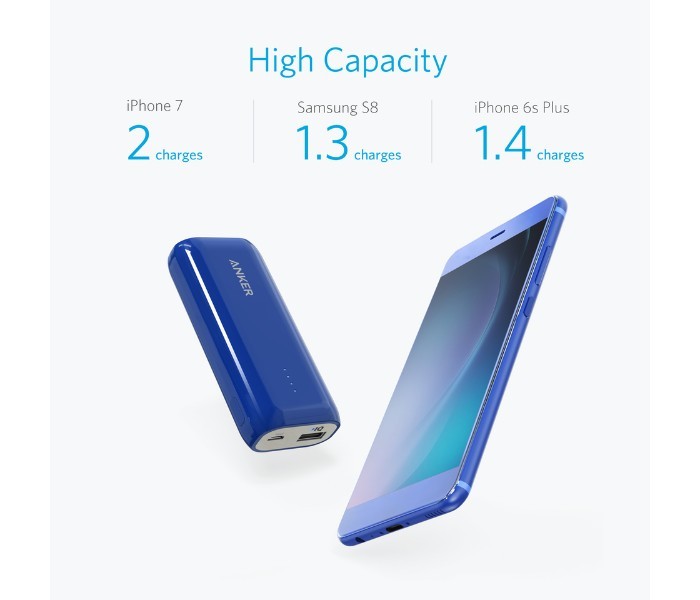 Anker A1211 Powercore 5200 mAh Power Bank Blue - Zoom Image 1