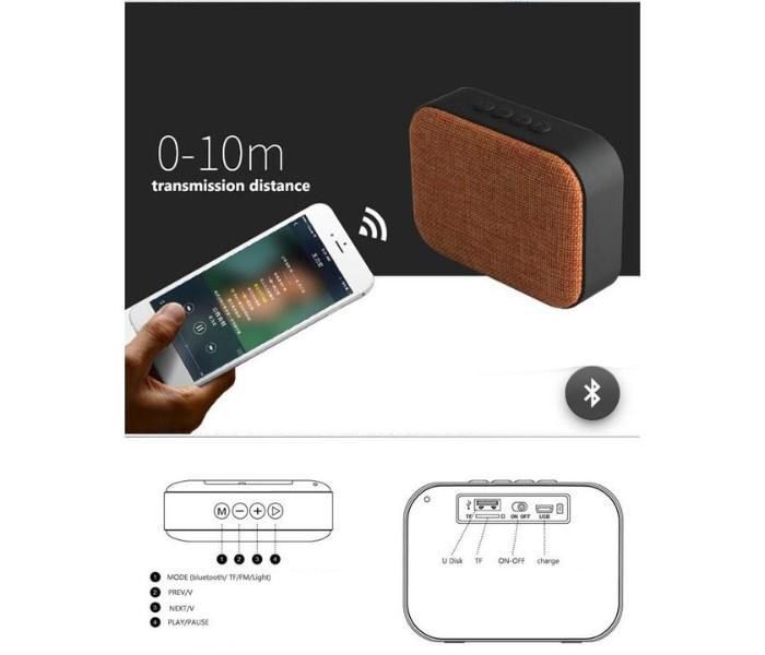 T3 Universal Multi-Color Outdoor Portable Mini Wireless Bluetooth Speakers With TF Card, Flash Drive and FM Support - Black - Zoom Image 6