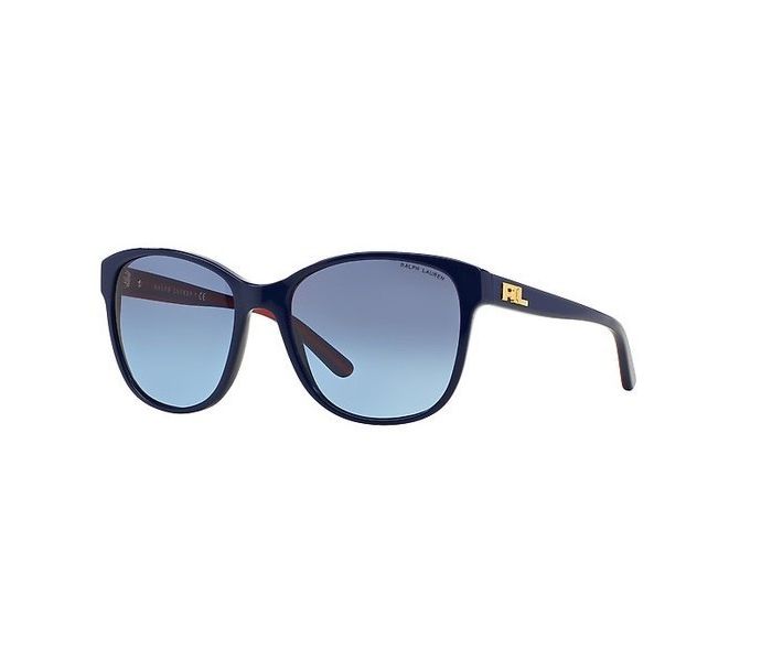 Polo Ralph Lauren 8123 54598F Aviator Blue Frame & Blue Mirrored Sunglasses for Women - Zoom Image