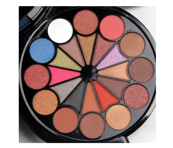 Miss Rose SHMR087Y Face Powder 92 Color and 72 Matte and Shimmer Eye Shadow Palette Makeup Set - Zoom Image 1