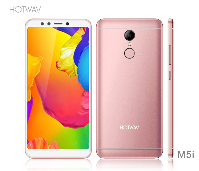 Hotwav M5i 4G Dual Sim with 5.7 Inch Screen, 4 GB RAM, 64GB - Rose Gold Smartphone - Zoom Image 1