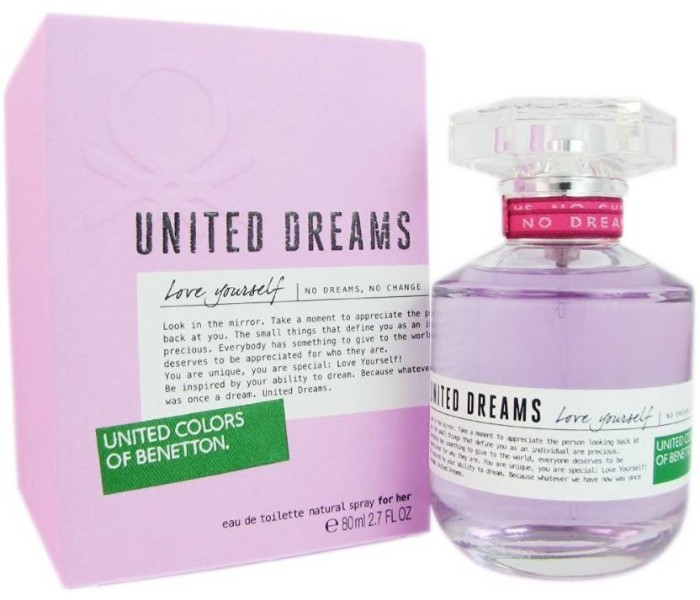 United Colors Of Benetton United Dreams Love Yourself EDT 80 ml for Women - Zoom Image 2