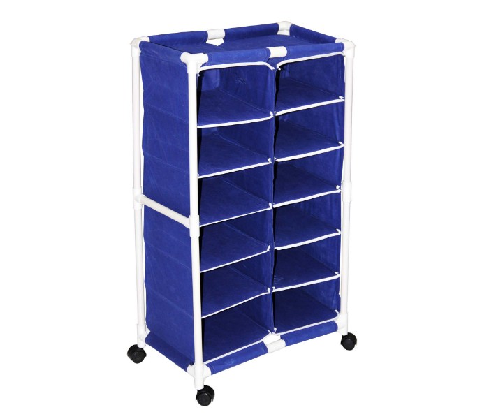 In-House SR-8609 Double 6 Layer Shoe Rack Blue - Zoom Image 1