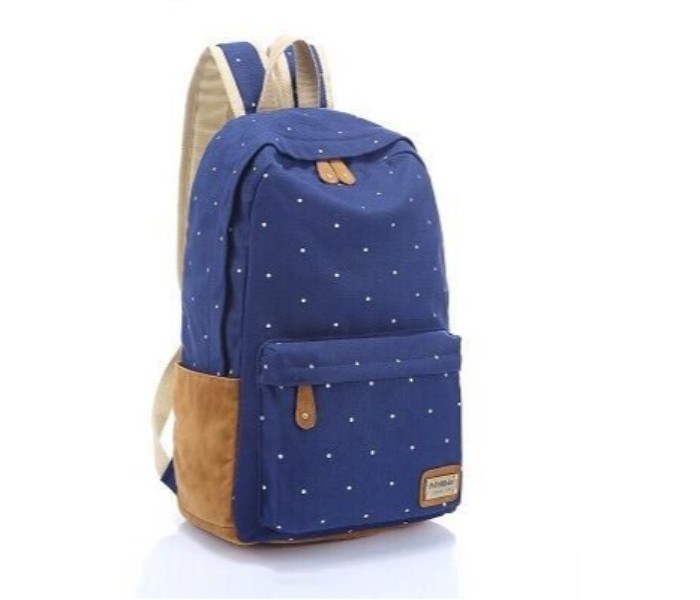 Dotted Design Backpack for Girl DBDG01 Blue - Zoom Image 1