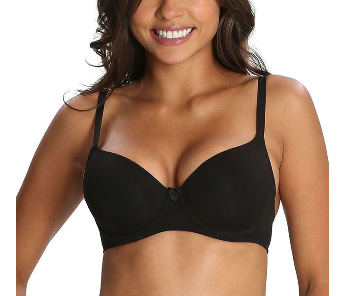 Jockey 1245-0105 Essence Full Coverage T-Shirt Bra, Black/38C - Zoom Image