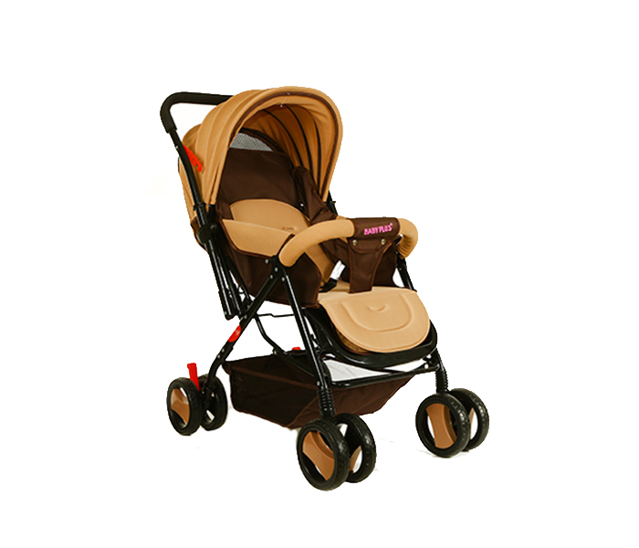 Baby Plus BP7732 Baby Stroller - Khaki - Zoom Image 4