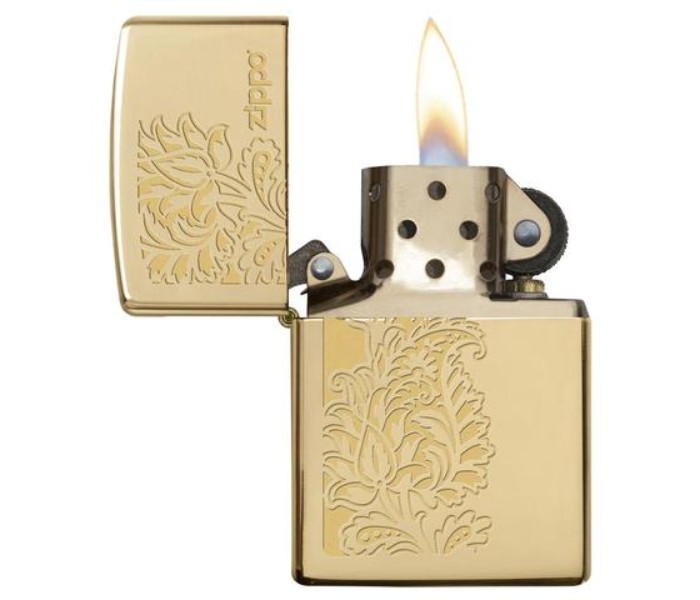 Zippo 29609 254B Paisley Design Lighter Gold - Zoom Image 1