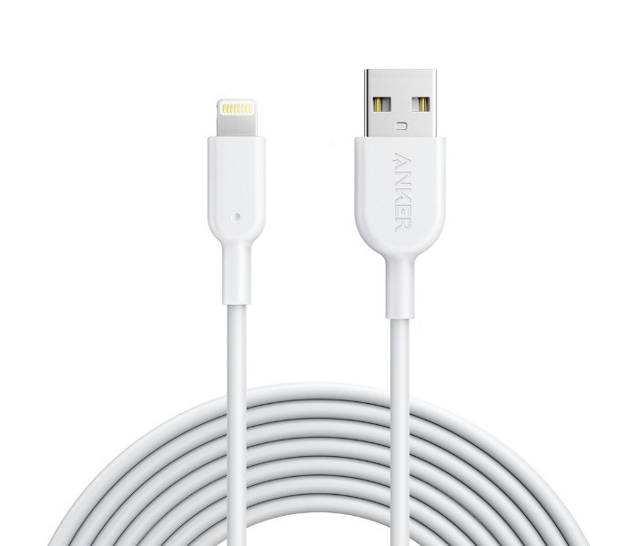 Anker A8434 Powerline II Lightning Cable 10 ft White - Zoom Image 5