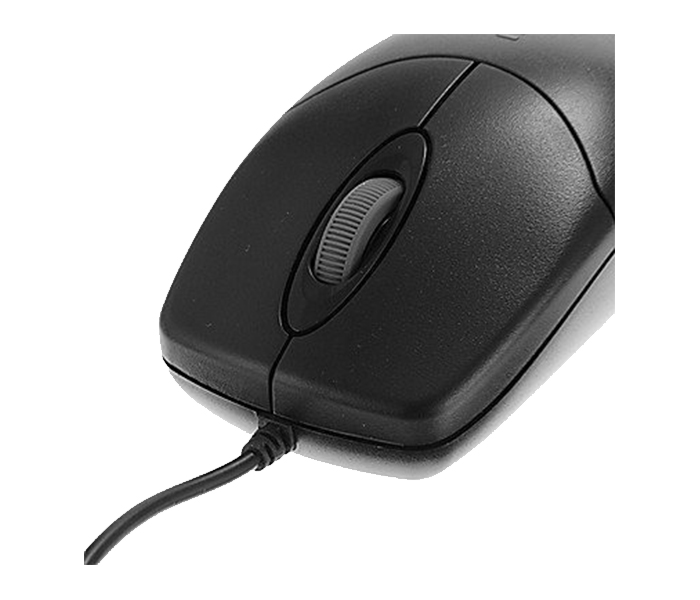 Rapoo N1020 Wired Optical Mouse - Black 10551 - Zoom Image 1