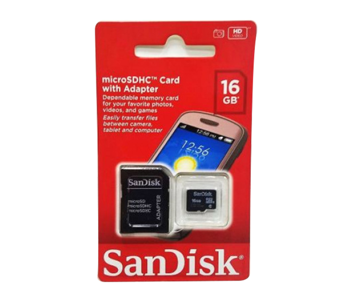 Sandisk 16GB SD Card - Zoom Image