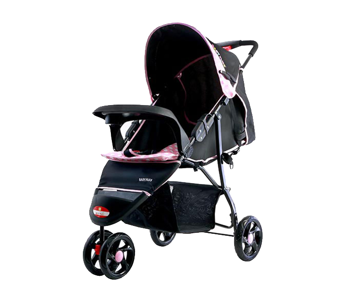 Baby Plus BP7739 Baby Stroller - Pink - Zoom Image 2