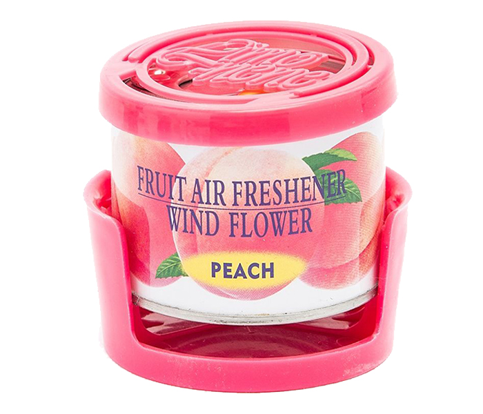 Wind Flower Fruit Car Air Freshener with Peach - Zoom Image