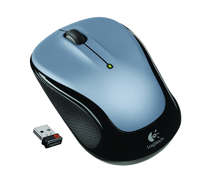 Logitech 910-002334 M325 2.4GHz Wireless Mouse - Light Silver - Zoom Image 1