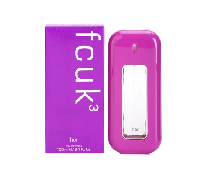 Fcuk No 3 EDT 100 ml for Women - Zoom Image 2