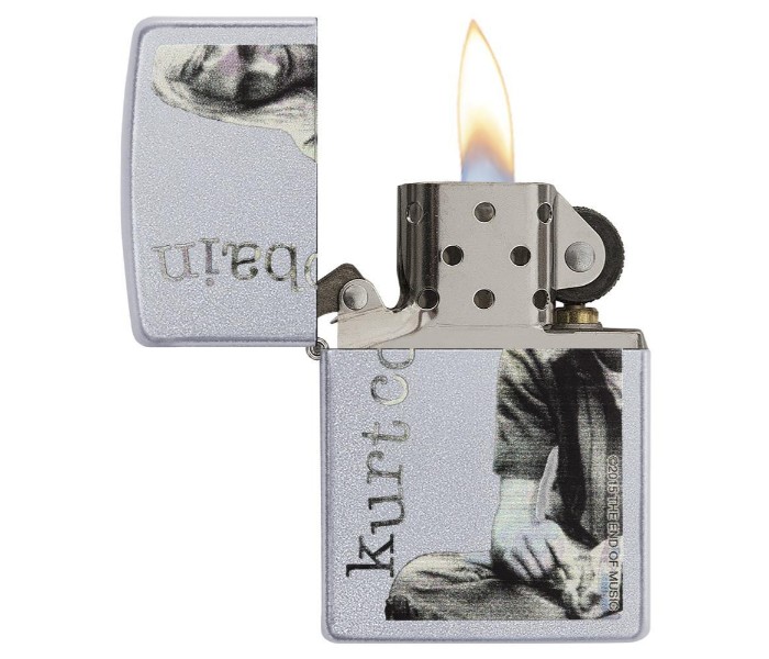 Zippo 29052 Kurt Cobain Lighter Silver - Zoom Image 3