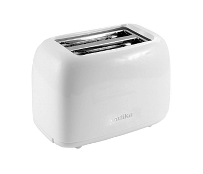 Pratika TT-100 2 Slice Bread 750w Toaster with Cool Touch - White - Zoom Image 1