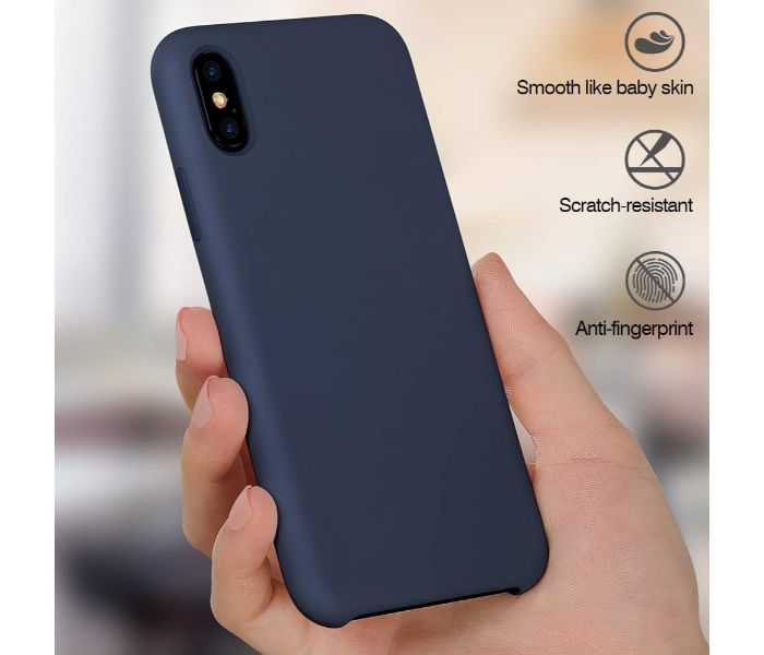 Silicone Case For iPhone XS Max MQTXSB Blue - Zoom Image 1