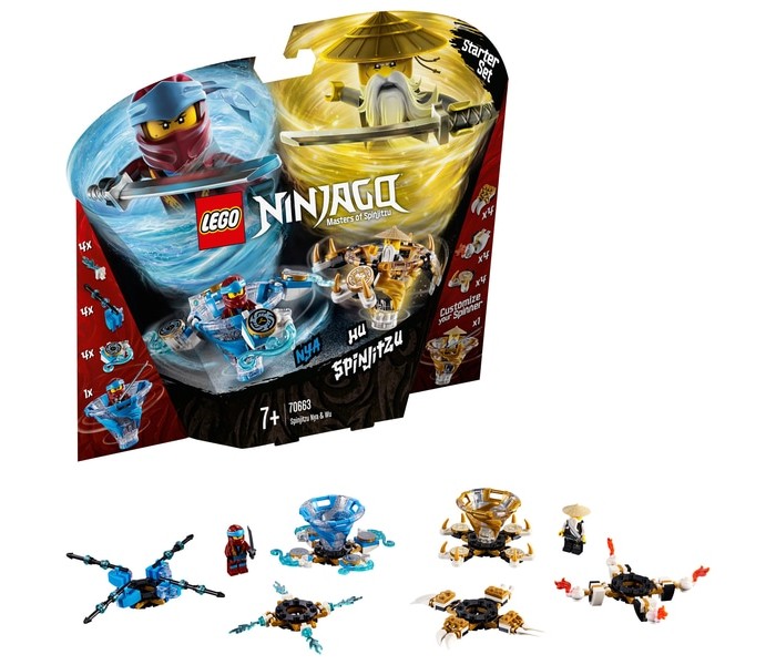 Lego Ninjago 70663 Spinjitzu Nya and Wu Multicolor - Zoom Image 1