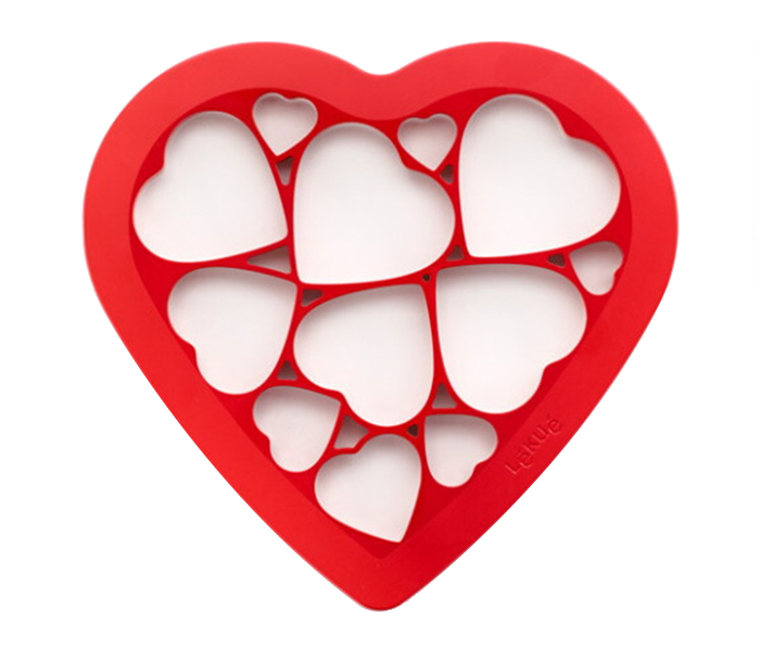 Twelve Heart-shaped Cookie Puzzle Hearts - Red - Zoom Image 6