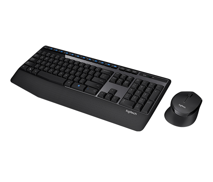 Logitech 920-010068 MK345 Combo Wireless English Arabic Keyboard & Mouse Set - Black - Zoom Image 1