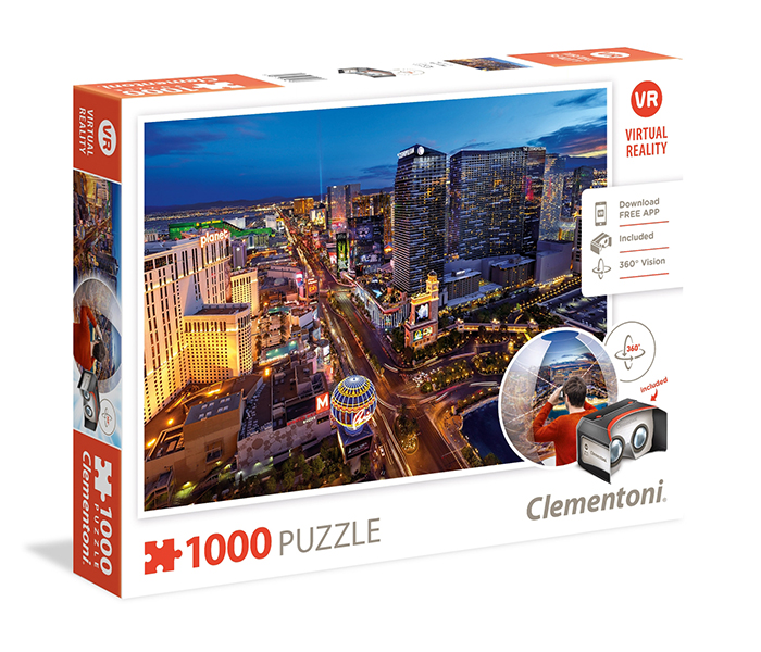 Clementoni 39404 Virtual Reality Las Vegas Adult Puzzle - 1000 Pieces - Zoom Image 3