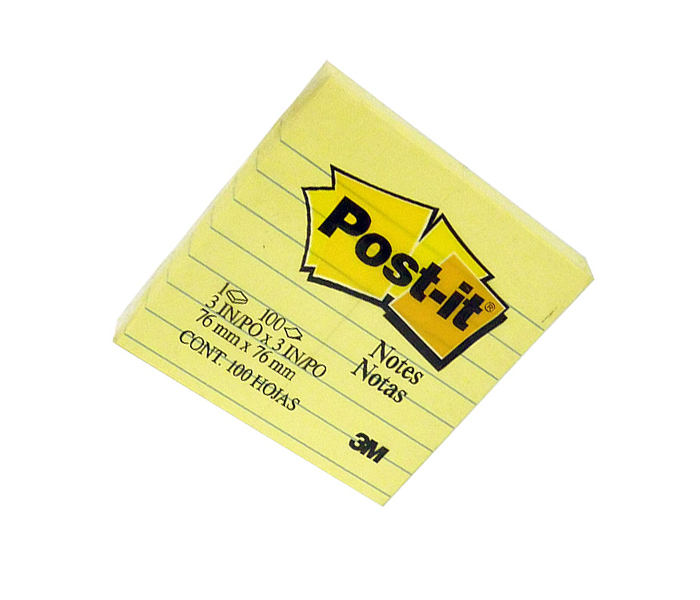 Post-it 630 3 x 3-inch Ruled Sticky Note - Canary Yellow - Zoom Image 3