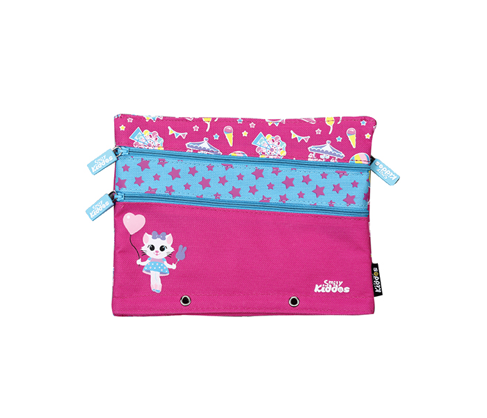 Smily Kiddos SK11003047 Fancy A5 Pencil Case - Pink - Zoom Image 3