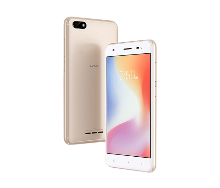 Lava Iris 51 1GB RAM 8GB Dual Sim Smart Phone - Gold - Zoom Image 1