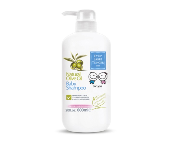 Eyup Sabri Tuncer 600ml Natural Olive Oil Baby Shampoo - Zoom Image