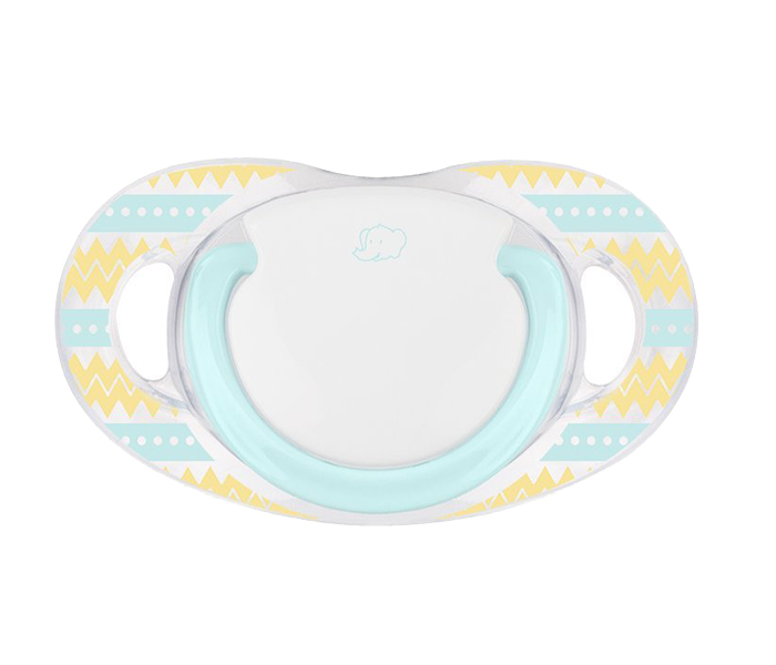 Bebe Confort 3104207500 Dental Safe Silicone Ethnic Pacifiers - 2 Pieces, Yellow & Teal - Zoom Image 2