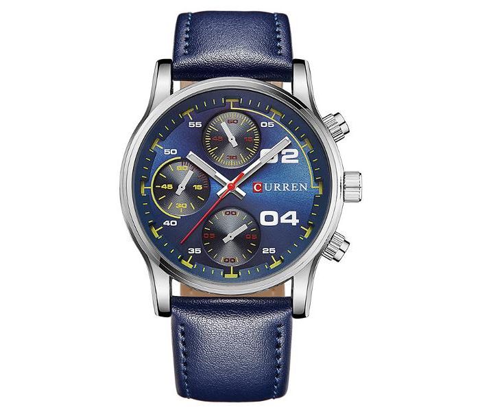 Curren 8207 Casual Analog Quartz Watch For Men Blue - Zoom Image 3