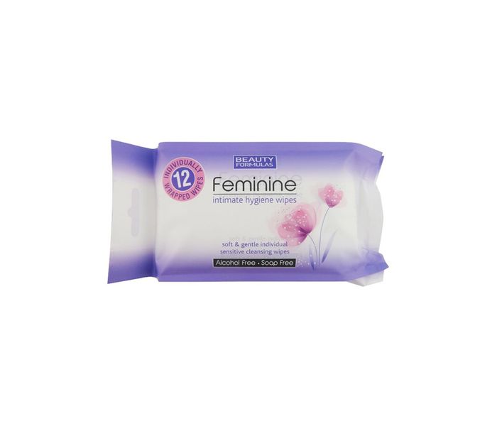 Beauty Formulas N15767749A 12 Pieces Intimate Hygiene Wipes - Zoom Image