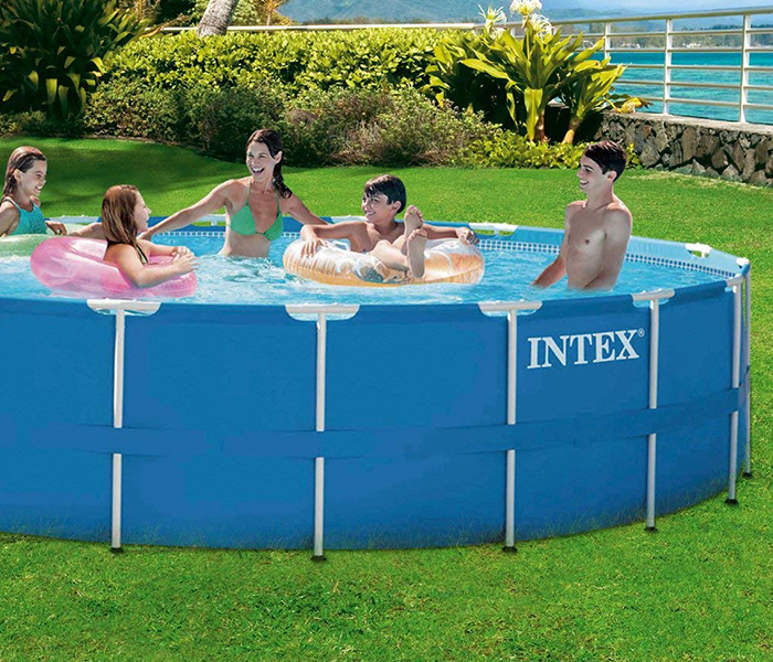 Intex ZX-28228 457 x 84CM Metal Frame Pool Set - Zoom Image 1