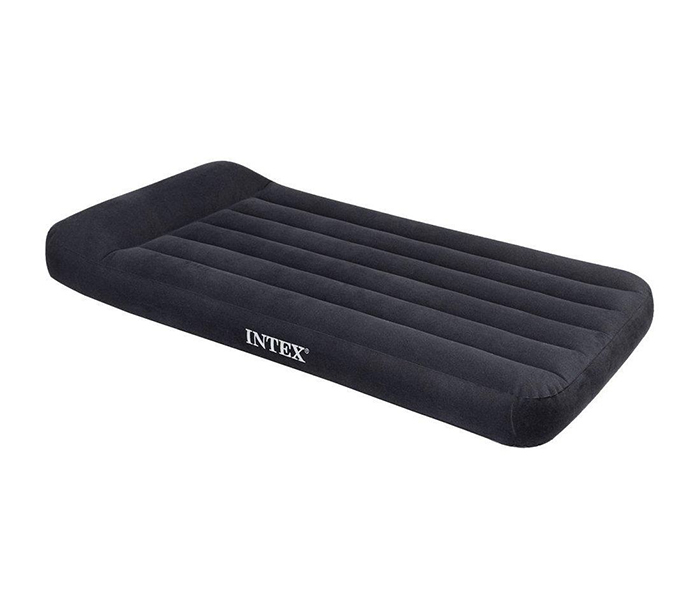 Intex ZX-66779 Inflatable Twin Size Pillow Rest Classic Airbed with Electric Pump - Black - Zoom Image 4