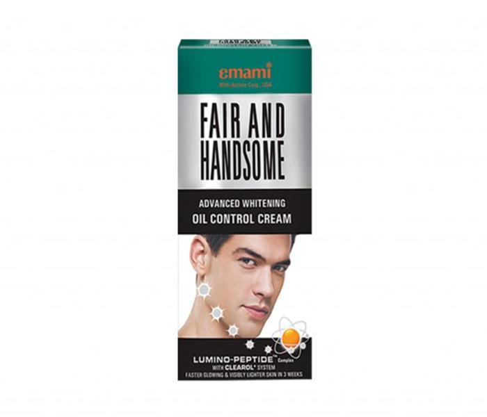 Emami Fair & Handsome Advanced Whitening Oil Control Cream - 25GM - Zoom Image