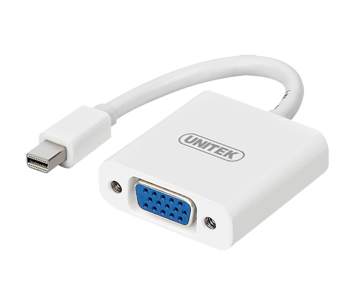 Unitek Y-6327 Mini DisplayPort to VGA Converter - White - Zoom Image