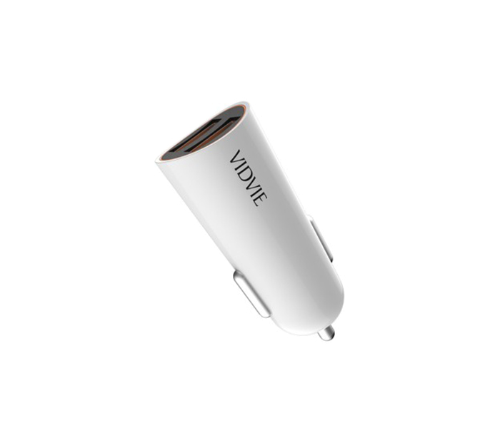 Vidvie CC-505 2.1A Car Charger for Smartphone - White - Zoom Image 2