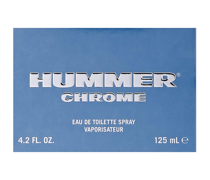 Hummer 125ml Chrome Eau De Toilette Spray for Men - Zoom Image 1