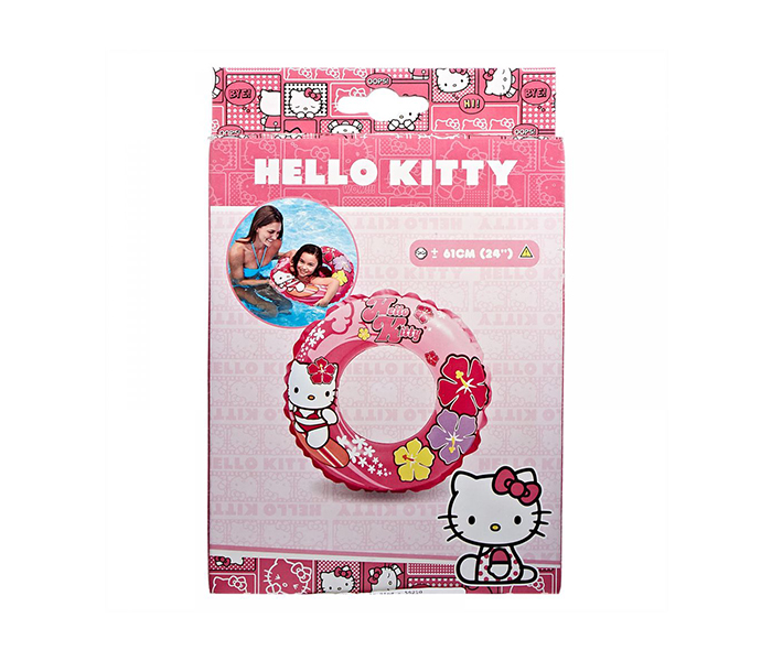 Intex ZX-56210 61CM Hello Kitty Swim Ring - Pink - Zoom Image 1