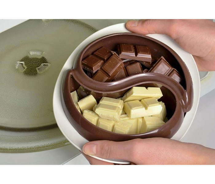 Choco Minute Microwave Fondue Bowl - White - Zoom Image 2