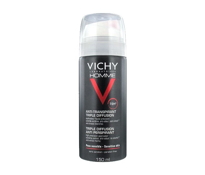 Vichy 150ml Homme Triple Diffusion 72 Hour Anti-Perspirant Deodorant Spray - Zoom Image 2