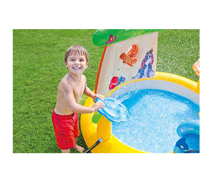 Intex ZX-57136 282 x 173 x 107CM Inflatable Winnie the Pooh Water Play Centre - Zoom Image 3