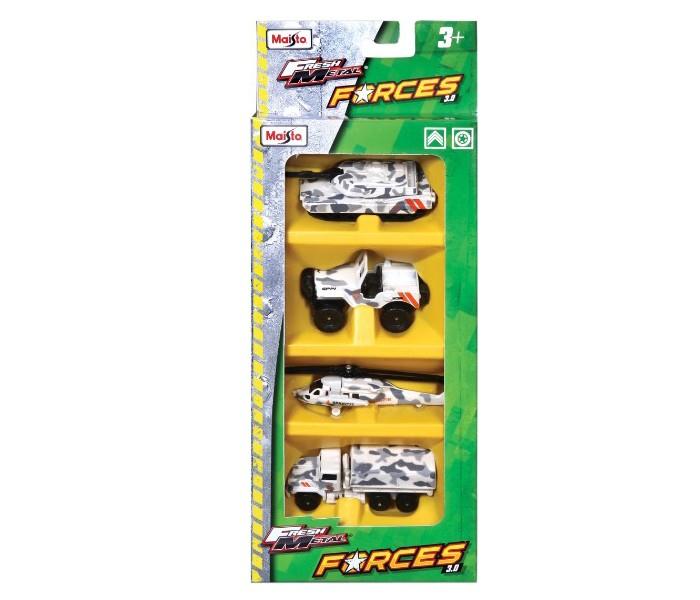 Maisto Tech 12482 Fresh Metal Forces 3 Inch 4 Pack Multicolor - Zoom Image