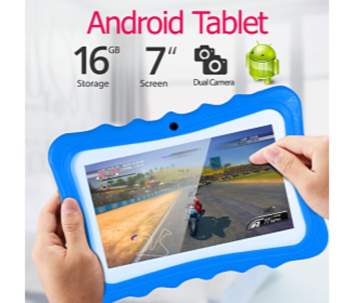 iTouch A702, Tablet 7 inch, Android 4.4.2, 16GB, 1GB DDR3, Wi-Fi, Quad Core, Dual Camera, Blue - Zoom Image