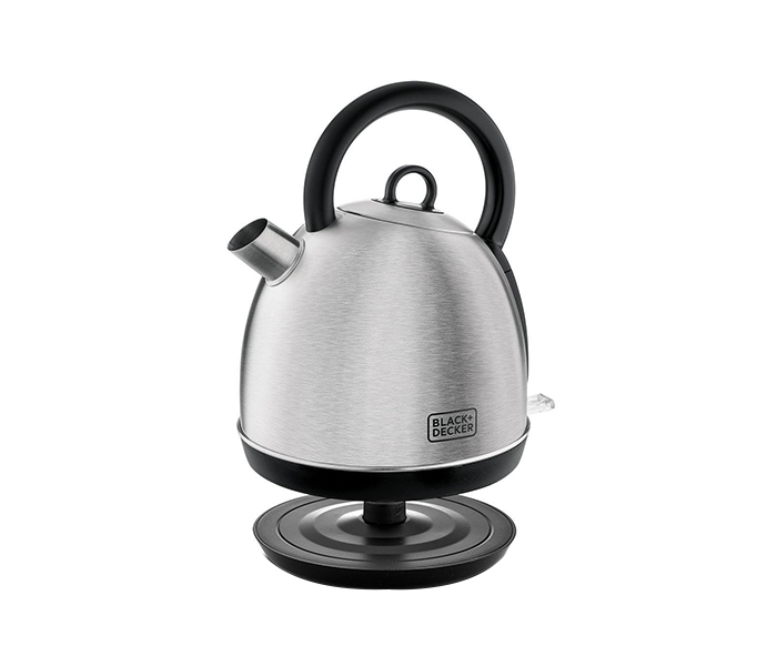 Black and Decker DK40-B5 1.7 Litre Stainless Steel Dome Electric Kettle - Silver - Zoom Image 2