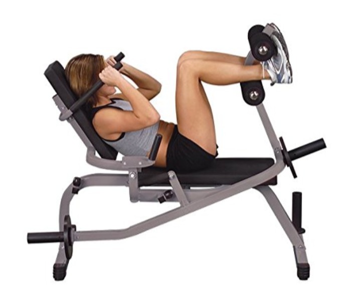 Body Solid GAB100 13010252 Crunch Bench Black - Zoom Image 1